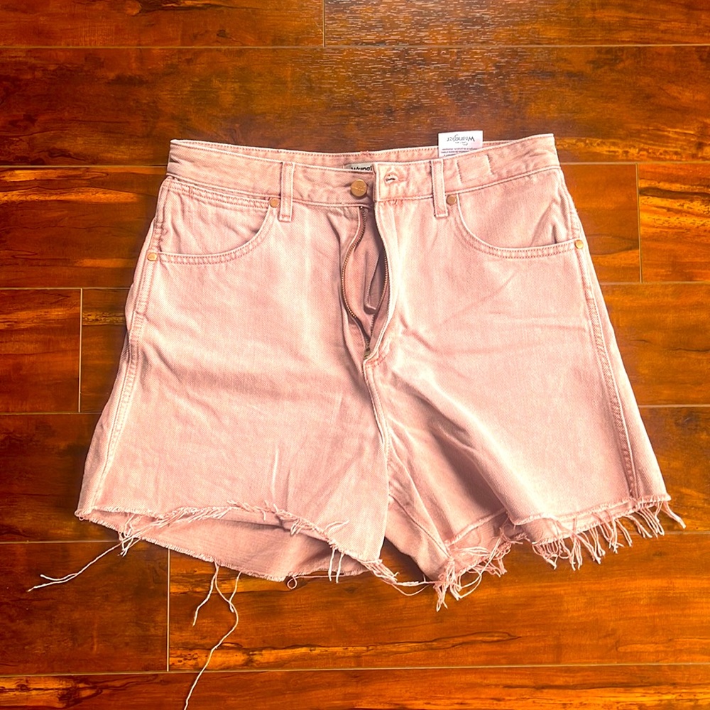 Women’s Wrangler colored denim cutoffs